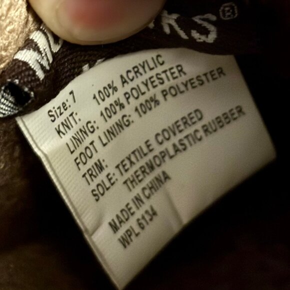 Muk Luks Kameryn Faux Fur Lined Knit Gray Mules Clogs Women 7 - Picture 11 of 12